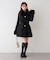 【continuer】フェイクファー付2wayミドルコート