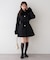 【continuer】フェイクファー付2wayミドルコート