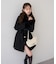 【continuer】フェイクファー付2wayミドルコート