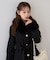 【continuer】フェイクファー付2wayミドルコート