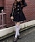 【continuer】フェイクファー付2wayミドルコート