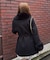 【continuer】フェイクファー付2wayミドルコート
