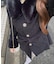 【continuer】フェイクファー付2wayミドルコート