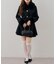 【continuer】フェイクファー付2wayミドルコート