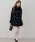 【continuer】フェイクファー付2wayミドルコート
