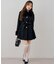 【continuer】フェイクファー付2wayミドルコート