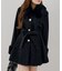 【continuer】フェイクファー付2wayミドルコート