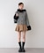 【continuer】フェイクファー付ショートダッフルコート