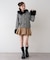 【continuer】フェイクファー付ショートダッフルコート