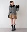 【continuer】フェイクファー付ショートダッフルコート