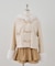 【continuer】フェイクファー付ショートダッフルコート