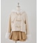 【continuer】フェイクファー付ショートダッフルコート