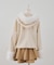 【continuer】フェイクファー付ショートダッフルコート