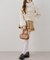 【continuer】フェイクファー付ショートダッフルコート