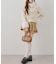 【continuer】フェイクファー付ショートダッフルコート