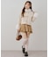【continuer】フェイクファー付ショートダッフルコート