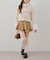 【continuer】フェイクファー付ショートダッフルコート