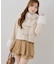 【continuer】フェイクファー付ショートダッフルコート