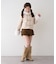 【continuer】フェイクファー付ショートダッフルコート