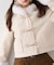 【continuer】フェイクファー付ショートダッフルコート