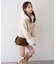 【continuer】フェイクファー付ショートダッフルコート