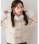 【continuer】フェイクファー付ショートダッフルコート