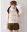【continuer】フェイクファー付ショートダッフルコート