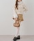 【continuer】フェイクファー付ショートダッフルコート
