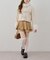 【continuer】フェイクファー付ショートダッフルコート