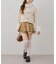 【continuer】フェイクファー付ショートダッフルコート