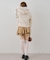 【continuer】フェイクファー付ショートダッフルコート