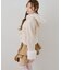【continuer】フェイクファー付ショートダッフルコート