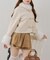 【continuer】フェイクファー付ショートダッフルコート