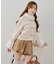 【continuer】フェイクファー付ショートダッフルコート