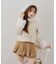 【continuer】フェイクファー付ショートダッフルコート