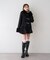 【continuer】フェイクファー付ショートダッフルコート