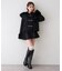 【continuer】フェイクファー付ショートダッフルコート