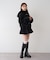 【continuer】フェイクファー付ショートダッフルコート