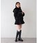 【continuer】フェイクファー付ショートダッフルコート