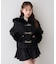【continuer】フェイクファー付ショートダッフルコート