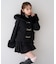 【continuer】フェイクファー付ショートダッフルコート