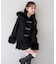 【continuer】フェイクファー付ショートダッフルコート