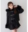 【continuer】フェイクファー付ショートダッフルコート