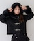 【continuer】フェイクファー付ショートダッフルコート