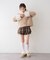 【continuer】フェイクファー付ショートダッフルコート