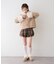 【continuer】フェイクファー付ショートダッフルコート