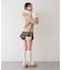 【continuer】フェイクファー付ショートダッフルコート