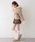 【continuer】フェイクファー付ショートダッフルコート