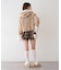 【continuer】フェイクファー付ショートダッフルコート