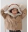 【continuer】フェイクファー付ショートダッフルコート